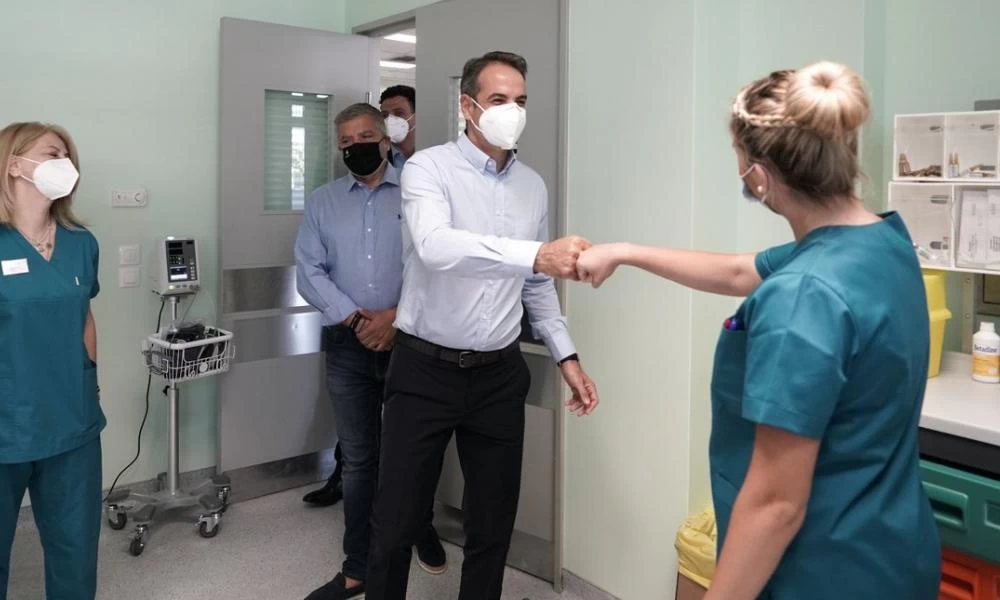 Παρών στα εγκαίνια του Κέντρου Υγείας Κερατσινίου ο Κ. Μητσοτακης